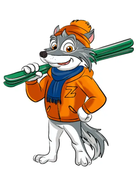 Mascotte Zampy di Zampese Viaggi perchè sceglierci per settimana bianca